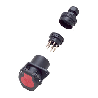 EBS Trailer Socket 24V 9-16mm Screw Contacts