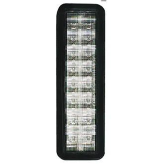 Roadvision LED Front Indicator/Park Lamp 10-30V Amber/White LED Rect. Grommet Vertical Mnt 159x49mm