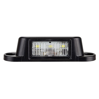 Roadvision LED Licence Plate Light 10-30V Surface Mount Black Body 90x24mm