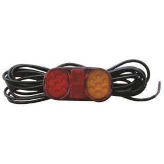 Roadvision LED Rear Combination Lamp 10-30V Stop/Tail/Ind/Ref/Lic 7.2m RH Submersible 162x80mm