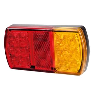 Roadvision LED Rear Combination Lamp 12V Stop/Tail/Ind/Ref Surface Mount 150x80mm