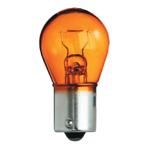 Tungsram Bayonet Globe Amber 12V PY21W BAU15S Standard (Pack of 10)