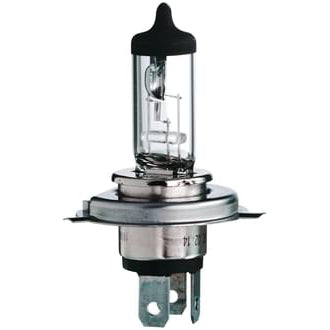 Tungsram Halogen Globe H4 12V 60/55W P43T-38 3700K Megalight +60% More Light (Twin Pack)