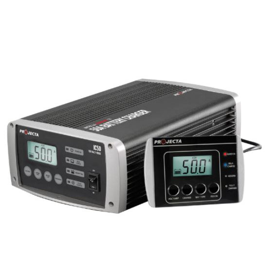 Projecta Intelli-Charge Battery Charger 12V 50A 7 Stage Automatic MultiChem Lithium