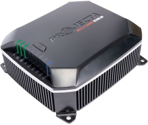 Intelli-Charge 25A DC-DC Charger 9-32VDC + Solar Input IP69K All Battery Chemistry