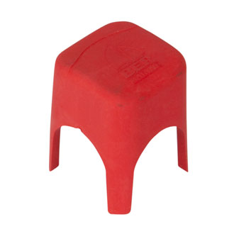 Insulator Stud Cover Red 10mm