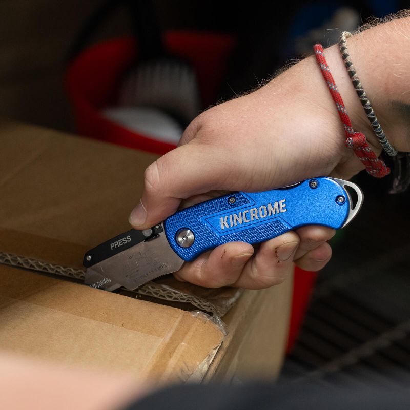 Kincrome Folding Utility Knife Heavy Duty