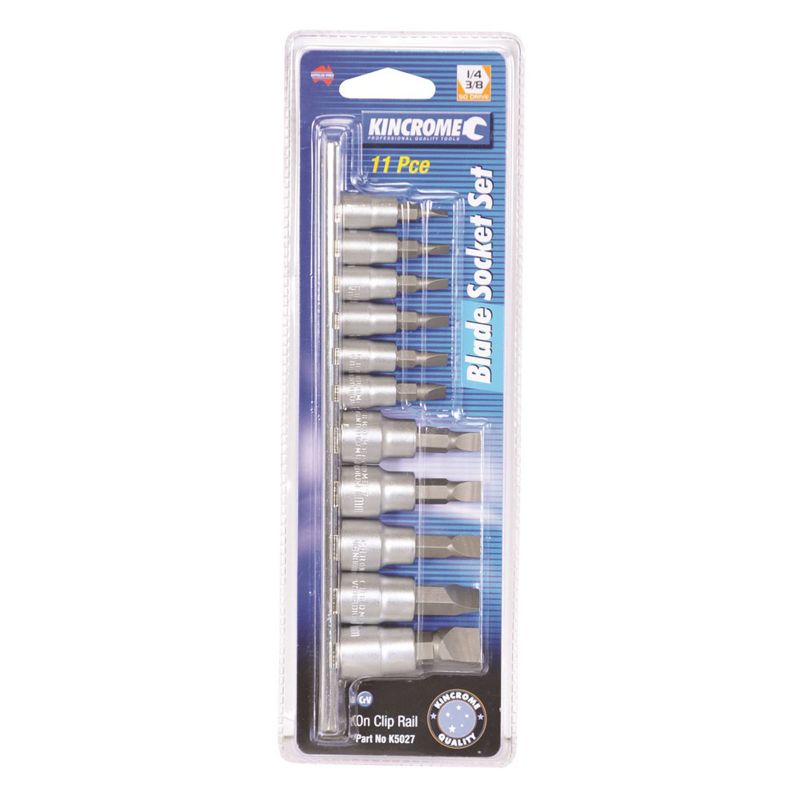 Blade Socket Set 11 Piece 1/4 & 3/8" Drive