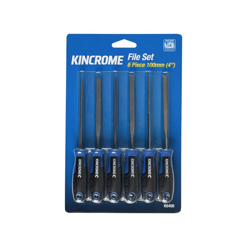 Mini File Set 100mm (4") 6 Piece