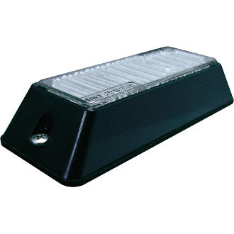Roadvision LED Strobe Module White Surface Mount 11-30V 3 LED 3W 12 Function Black Bracket