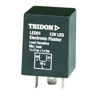 Tridon Flasher Can LED 12V 3 Pin Load Sensitive