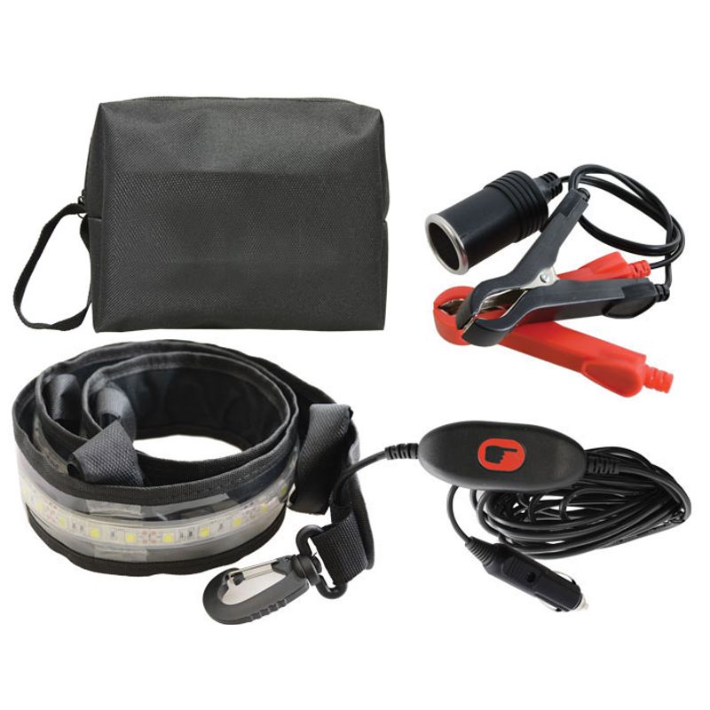 LED Camping Light 1.2M With Hooks Velcro Dimmer & Touch Switch