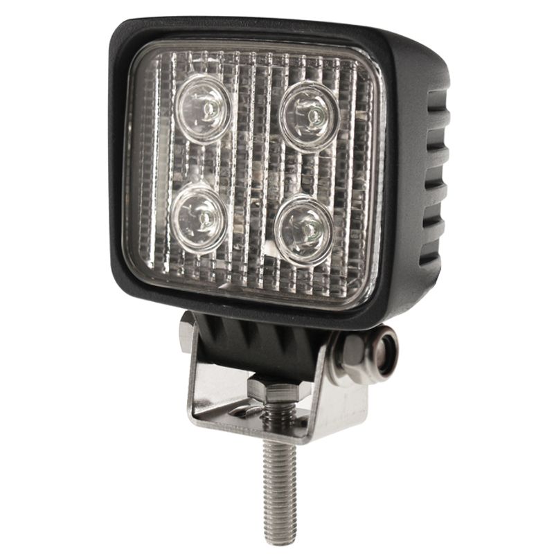 12W LED Work Light 15° Flood Beam 9-36V 800lm IP67