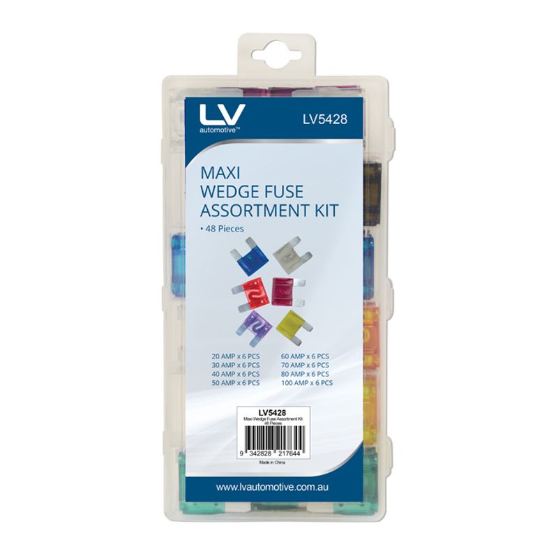 MAXI WEDGE FUSE KIT 48 PCS LV5428