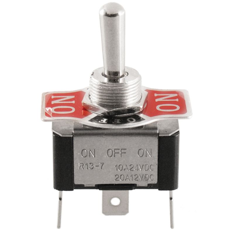 ON/OFF/ON 20A Toggle Switch SPDT 3 X Blade Terminals