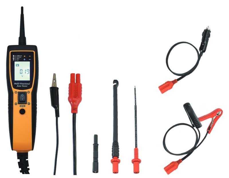 12/24V Multi-Function Tester Measures: Volt, AMP, OHM & Hertz