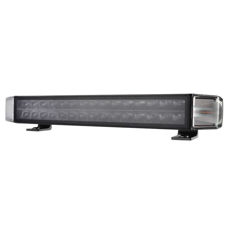 20" LED Light Bar 150W 9-32V Dual Row 150W with Flashing Amber Lights