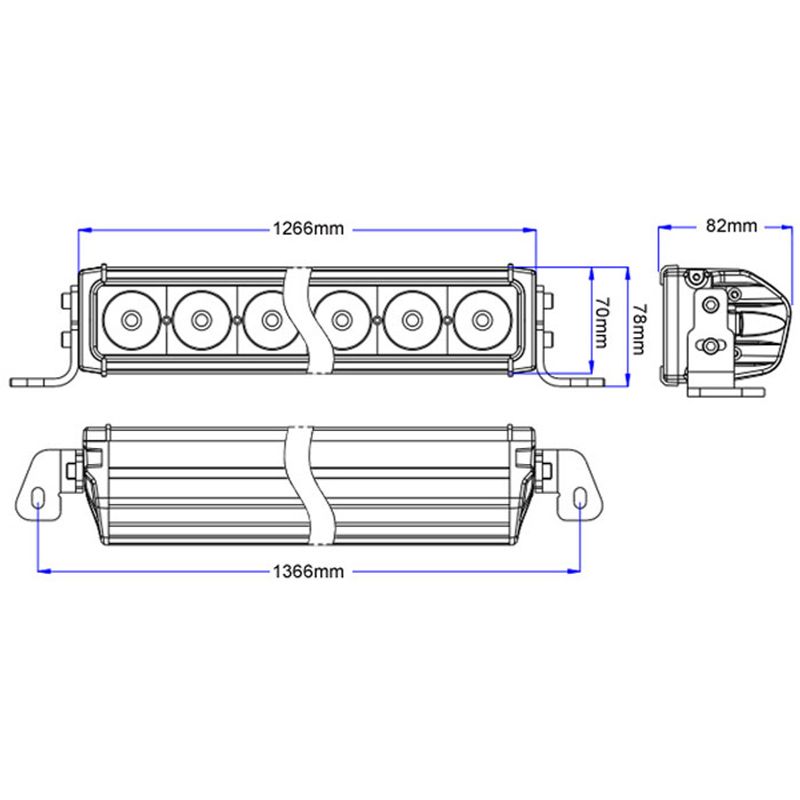 50" LED Light Bar 27x10W LEDs 23220lm Combo Beam 9-60V IP67