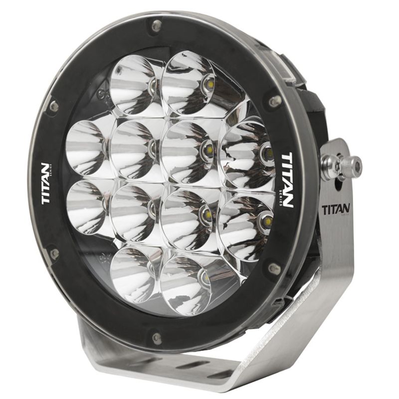 9" LED Driving Light Titan 9-32V 12x10W 120W 11000lm IP68 Spot Beam Slim Body Type