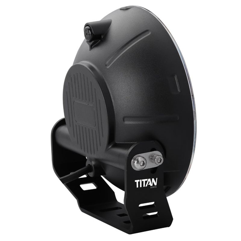 7" LED Driving Light Titan 9-36V 60W 6000lm IP69K DRL Function Black Reflector