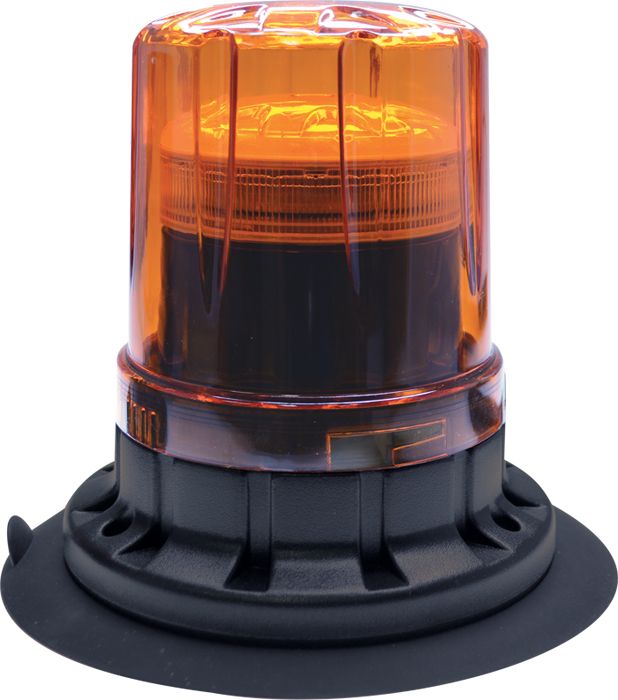 Amber LED Beacon 10-30V Magnetic Mount 30W SAE Class 1 8  Flash Patterns