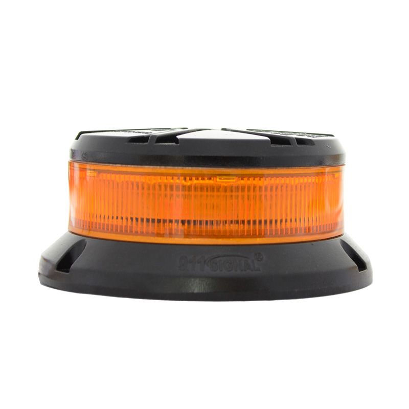Amber LED Beacon 10-30V 3 Hole Flange Mount 30W SAE Class 1