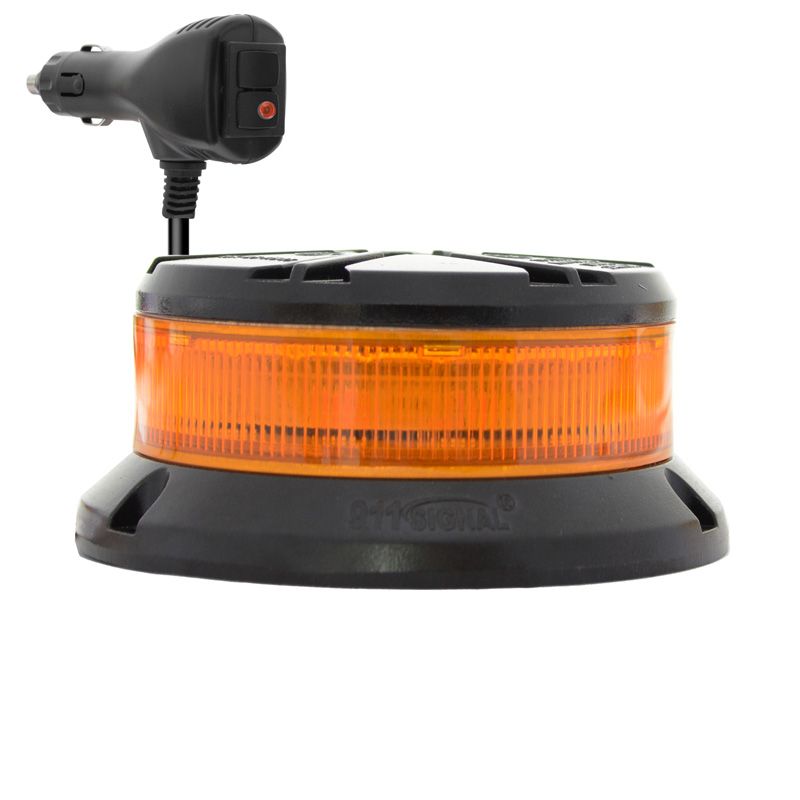 Amber LED Beacon 10-30V Magnetic Mount 30W SAE Class 1