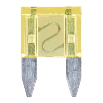 Mini Blade Fuse 20A Yellow - LED Failure Indicator (Pack of 5)