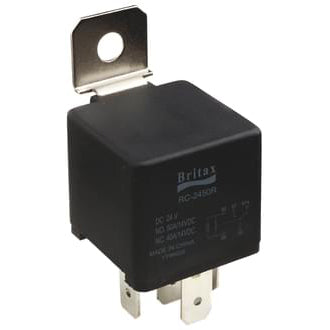 Britax Mini Relay 12V 40A 5 Pin N/O Contacts SPST Resistor Protected