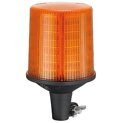 Roadvision LED Beacon Revolver 10-30V Amber DIN Pole Mount 28W Sim Rotating SAE Class 1