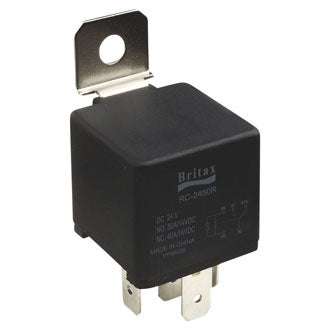 Britax Mini Relay 12V 30/40A 5 Pin Change Over SPDT Resistor Protected