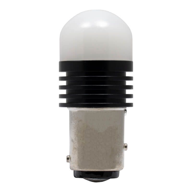 LED Bayonet P21/5W 12V-24V BAY15D Red 2PK