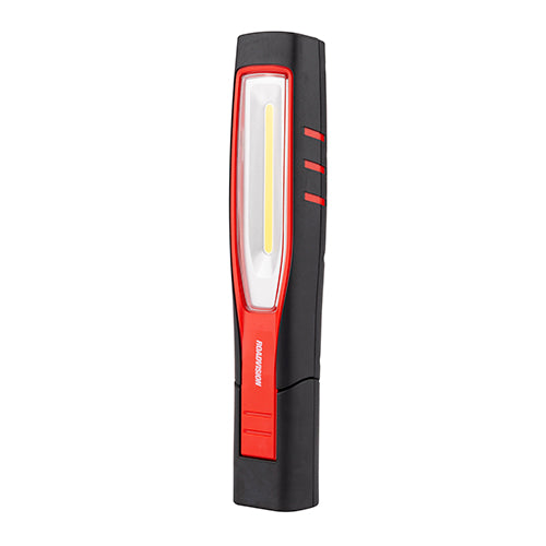 Roadvision LED Hand Held Workshop Lamp 1000lm + Torch Magnetic/Hook Micro USB Charge 260x53x39mm