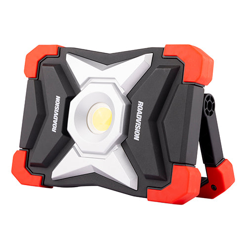 Roadvision LED Floor Worklamp with Powerbank 300>3000lm Micro-C USB Charge 205x153x75mm