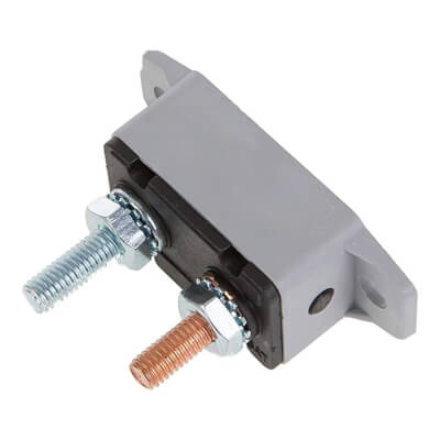 Circuit Breaker Plastic 24V 40A Manual Reset Type III Straight Bracket