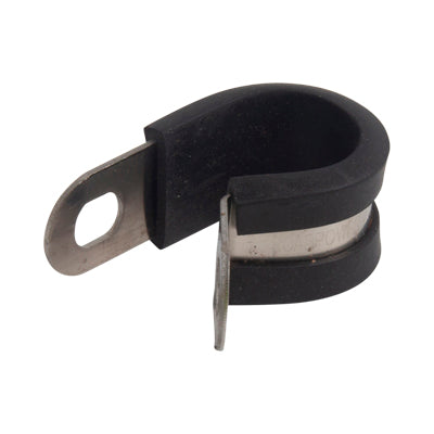 Roadpower Stainless Steel Cable Clamp 16mm ID 15mm Width 6.4mm OD Mounting Hole (Pkt of 10)