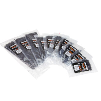 Nylon Cable Tie Kit Black Standard Duty (1000pcs)