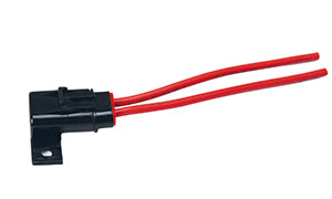 Inline Fuse Holder Heavy Duty Standard Blade Weatherproof Pre Wired 10AWG 12in Leads