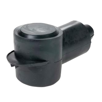 Insulator Terminal Cover Black 2 - 00 B&S 32mm Ring Flat Top Standard Profile & Length