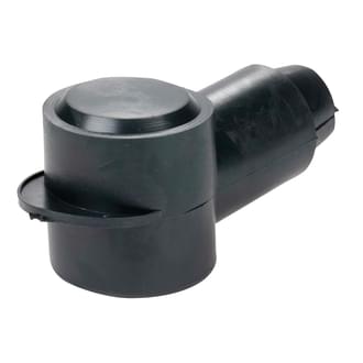 Insulator Terminal Cover Black 000-0000 B&S 32mm Ring Flat Top Standard Profile & Length