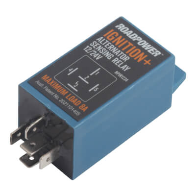Roadpower Mini Relay Ignition+ 12/24V Sensing 3 Wire Hook Up