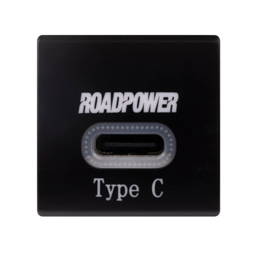 Switch Roadpower USB-C Suits Toyota Includes Harness 22 x 22 mm Blue LED