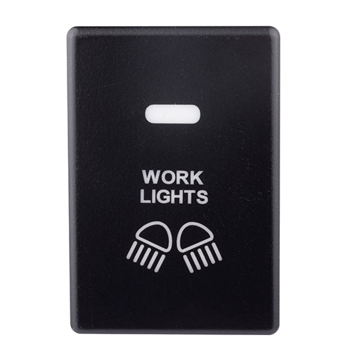 Switch Roadpower 4 Symbol Road power/Work Light/Aux Light/Beacon Suits Toyota Includes Harness 22 x 22mm Blue LED