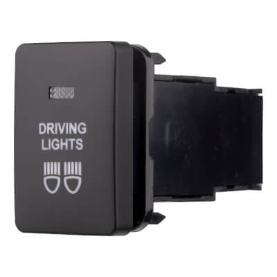 Switch Roadpower OE Type Blue Driving Light Suits Mitsubishi 32x21mm with Harness Blue LED