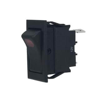 Switch Rocker 12V 20A ON/ON Red Amber