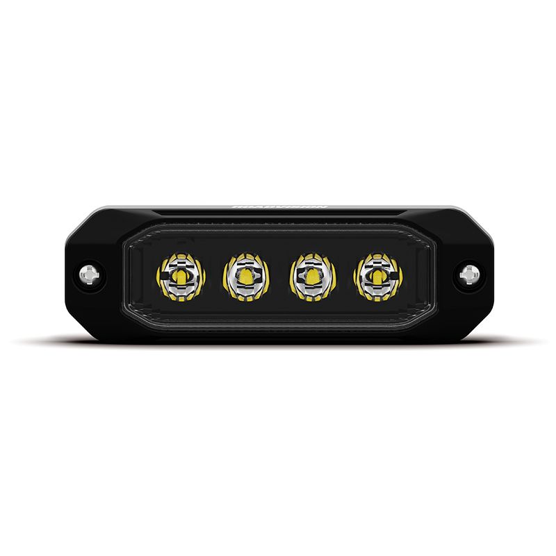 LED Strobe Module White 10-30V 12W 10 Flash Pattern 4 LED Synchronizable SAE C1 RSM0604W