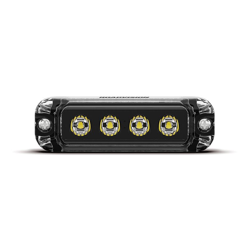 LED Strobe Module White 10-30V 12W 18 Flash Pattern 4 LED Synchronizable SAE C1