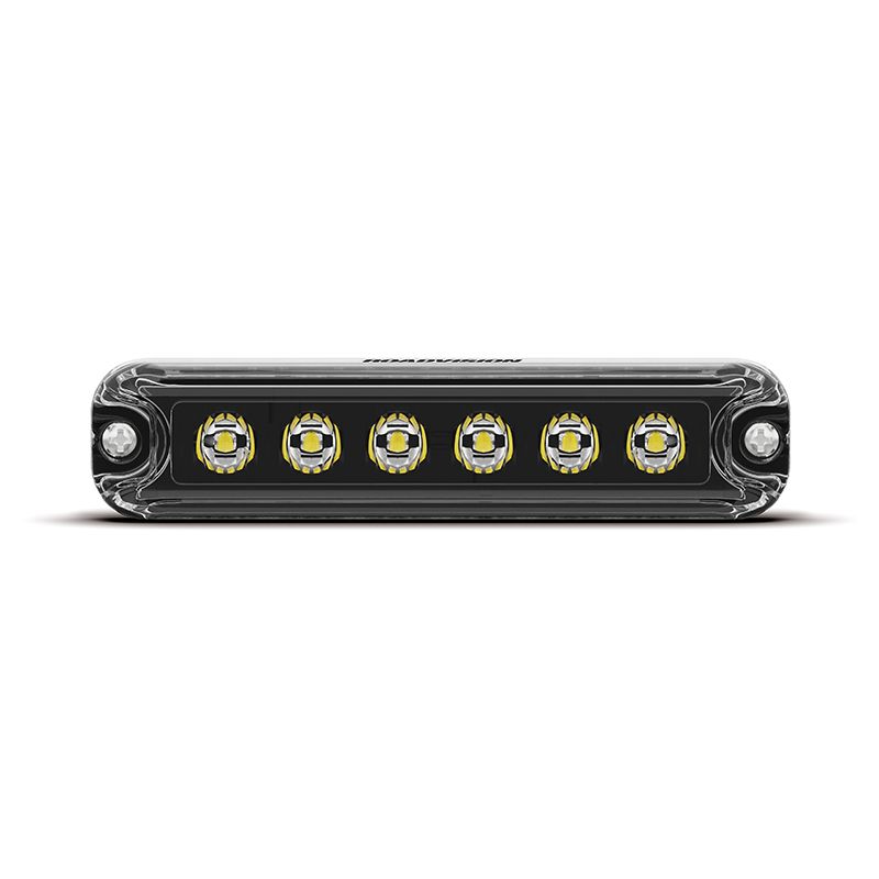 LED Strobe Module White 10-30V 18W 18 Flash Pattern 6 LED Synchronizable SAE C1 RSM0706W