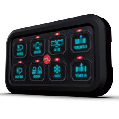 Switch Panel 8 Way to Suit RSP8200 (Panel Only)