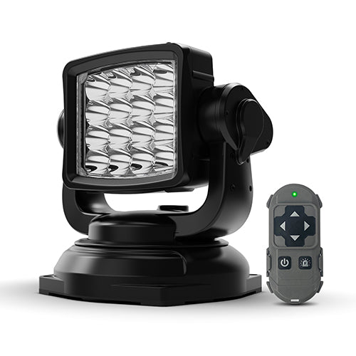 Roadvision LED Work Light Remote Control 10-30V 16x3W 48W 4320lm Spot Beam Fixed Mount Black